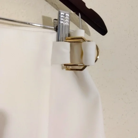 White House Black Market Ivory Tan Black Color Block Wrap Pencil Skirt - Picture 7 of 10